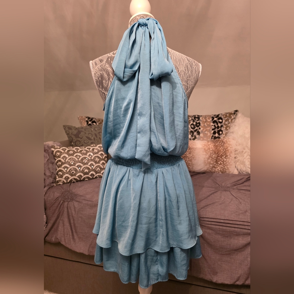 Halter Neck Mini-Dress - Picture 2 of 3